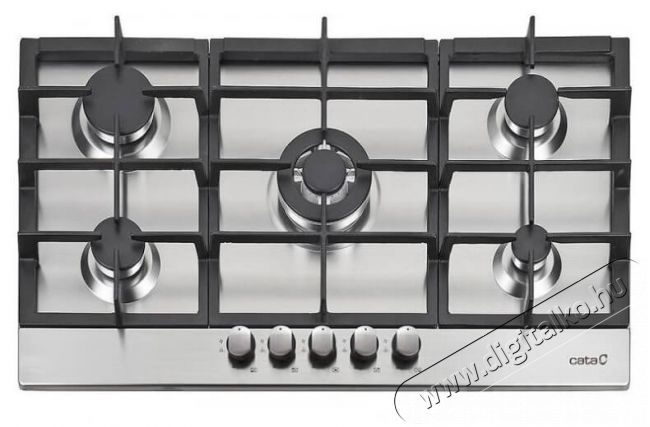 Cata L 905 TI inox beépíthető gázfőzőlap Konyhai termékek - Sütő-főzőlap, tűzhely (beépíthető) - Gázfőzőlap (beépíthető) - 358307