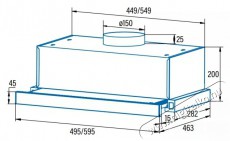 Cata TFB-5150 X Páraelszívó Konyhai termékek - Páraelszívó - Beépíthető / kihúzható - 465924