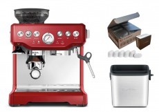Catler ES 8013 kávéfőző Cranberry Red + CF 2010 filterszett + KB 2010 kávézacc tartó Konyhai termékek - Kávéfőző / kávéörlő / kiegészítő - Presszó kávéfőző - 310216