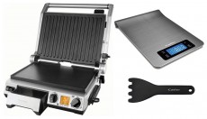 Catler GR 8050 kontaktgrill + KS 4010 konyhai mérleg + SP 2010 műanyag kaparó grillsütőkhöz Konyhai termékek - Konyhai kisgép (sütés / főzés / hűtés / ételkészítés) - Kontakt grill sütő / sütőlap - 309959