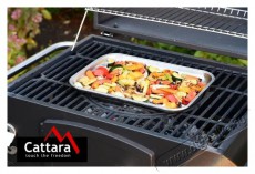 Cattara rozsdamentes acél, 34x24 cm Háztartás / Otthon / Kültér - Kültér / kerti termék / grill - Kerti grill kiegészítő - 523242
