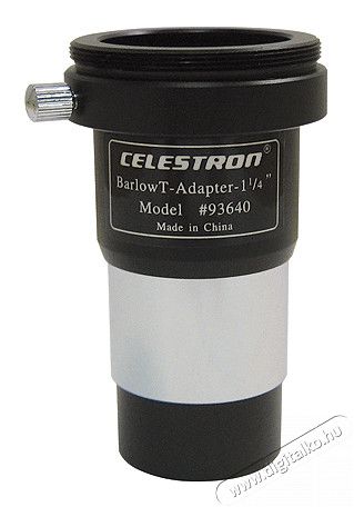 Celestron T-adapter, universális 2x nagyítás Fotó-Videó kiegészítők - Objektív kiegészítő - Konverter / adaptergyűrű / adaptertubus - 286949