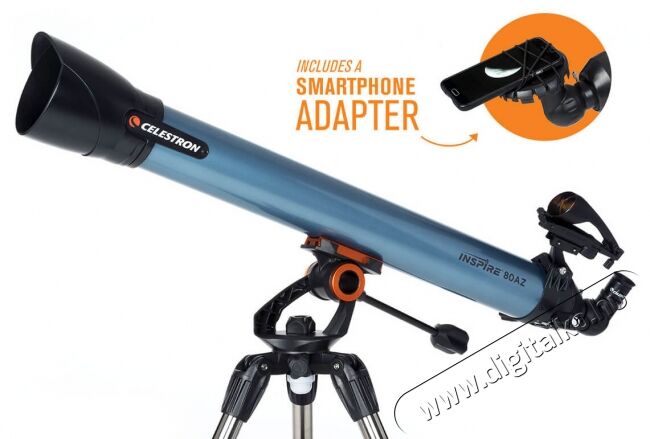 Celestron Inspire 80AZ teleszkóp Távcsövek / Optika - Teleszkóp - 319863