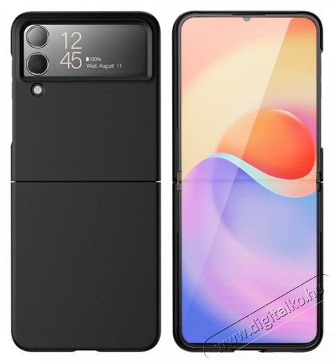 Cellect CEL-RUB-ZFLIP4-BK Galaxy Z Flip 4 fekete hátlap Mobil / Kommunikáció / Smart - Mobiltelefon kiegészítő / tok - Tok / hátlap - 405578