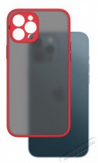 Cellect CEL-MATT-IPH1461-RBK iPhone 14 piros-fekete műanyag tok Mobil / Kommunikáció / Smart - Mobiltelefon kiegészítő / tok - Tok / hátlap - 454030