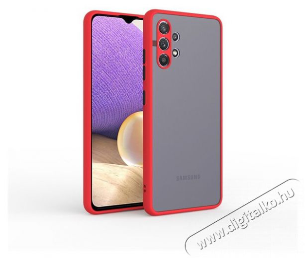 Cellect CEL-MATT-S23P-RBK Galaxy S23 Plus piros-fekete műanyag hátlap Mobil / Kommunikáció / Smart - Mobiltelefon kiegészítő / tok - Tok / hátlap - 459374