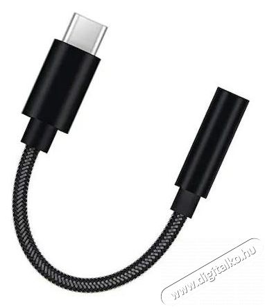Cellect ADAPTER-TYPEC-JACK Type-C - Jack fekete átalakító adapter Mobil / Kommunikáció / Smart - Mobiltelefon kiegészítő / tok - Kábel / átalakító - 478036