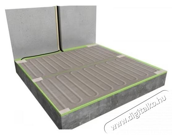 C&F Komplett csomag alum&iacute;nium szőnyeg padl&oacute;fűt&eacute;s Technics parkett&aacute;hoz, 7 nm, 980 W, termoszt&aacute;ttal WIFI vez&eacute;rl&eacute;s C 16 H&aacute;ztart&aacute;s / Otthon / K&uuml;lt&eacute;r - Fűt&eacute;s - Hősug&aacute;rz&oacute; / fűtőtest - 536308