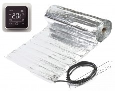 C&F Technics komplett csomag alum&iacute;nium szőnyeg padl&oacute;fűt&eacute;s parkett&aacute;hoz, 10 nm, 1400 W, termoszt&aacute;ttal H&aacute;ztart&aacute;s / Otthon / K&uuml;lt&eacute;r - Fűt&eacute;s - Hősug&aacute;rz&oacute; / fűtőtest - 536298