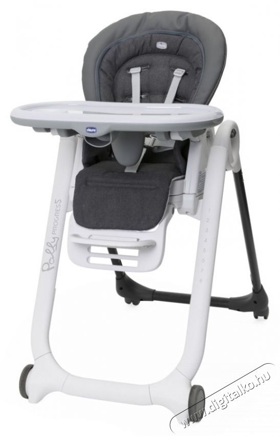Chicco Polly Magic Relax etetősz&eacute;k, Grey Melange Sz&eacute;ps&eacute;g&aacute;pol&aacute;s / Eg&eacute;szs&eacute;g - Baba mama term&eacute;k - Cumis&uuml;veg / cumi / etet&eacute;s kieg&eacute;sz&iacute;tő - 533174