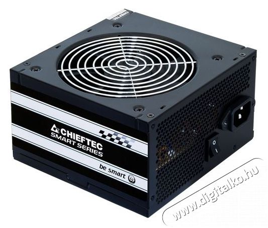 Chieftec GPS-500A8 500W PFC 12 cm ventilátorral dobozos tápegység Iroda és számítástechnika - Egyéb számítástechnikai termék - 380191