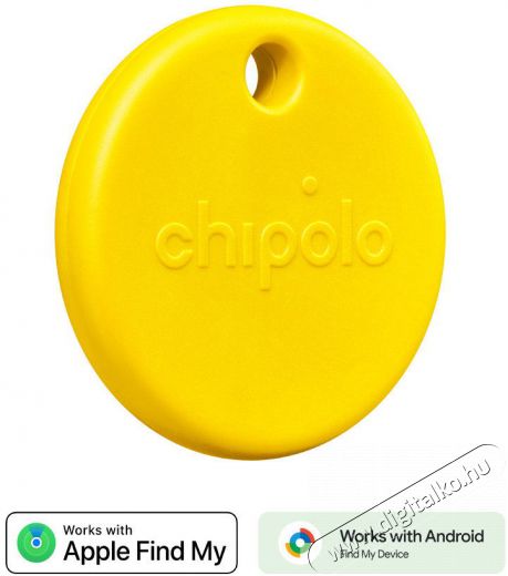 Chipolo POP Bluetooth lokátor, sárga Mobil / Kommunikáció / Smart - Okos eszköz - Egyéb okos eszköz - 528915