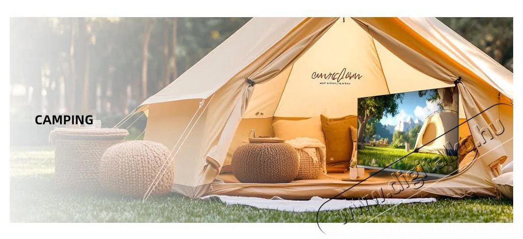 CHiQ L32M9PD Powerbank Camping Telev&iacute;zi&oacute;k - LED telev&iacute;zi&oacute; - 720p HD Ready felbont&aacute;s&uacute; - 505801