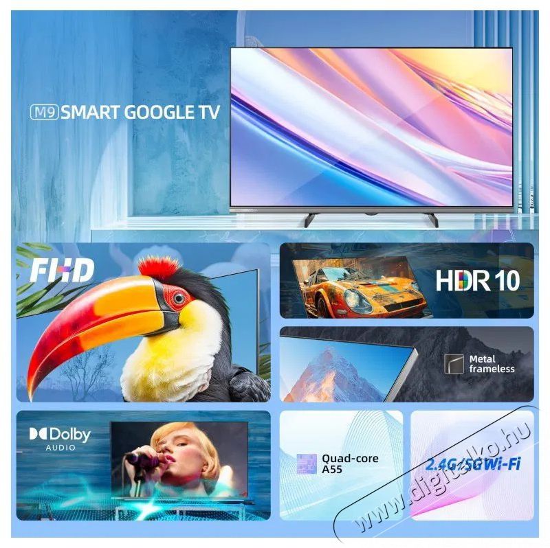 CHiQ L32M9PD Powerbank Camping Telev&iacute;zi&oacute;k - LED telev&iacute;zi&oacute; - 720p HD Ready felbont&aacute;s&uacute; - 505801