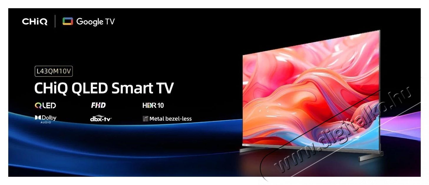 CHiQ L43QM10V Telev&iacute;zi&oacute;k - LED telev&iacute;zi&oacute; - 1080p Full HD felbont&aacute;s&uacute; - 518629