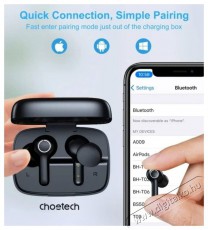 CHOETECH BH-T60 - fekete Audio-Video / Hifi / Multimédia - Fül és Fejhallgatók - Fülhallgató - 518632