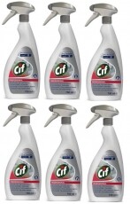 Cif Pro 2in1 szanitertisztítószer vízkőoldó hatással (6x750ml) Háztartás / Otthon / Kültér - Tisztító / mosó - Tisztítószer - 360873