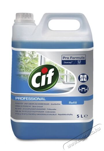 Cif Pro ablak és felülettisztítószer (2x5l) Háztartás / Otthon / Kültér - Tisztító / mosó - Ablaktisztító - 360874