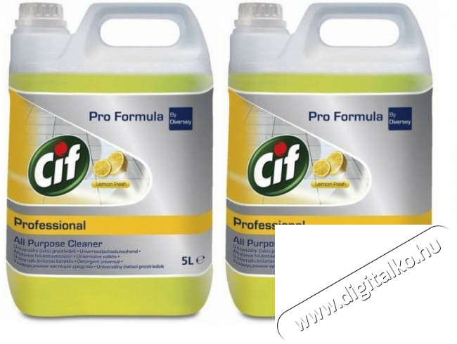 Cif Pro APC Lemon Fresh általános felülettisztító (2x5l) Háztartás / Otthon / Kültér - Tisztító / mosó - Tisztítószer - 360876