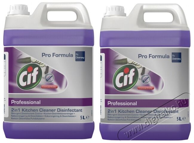 Cif Pro 2in1 tisztító,- fertőtlenítőszer koncentrátum (2x5L) Háztartás / Otthon / Kültér - Tisztító / mosó - Tisztítószer - 360892
