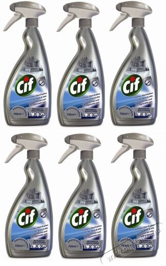 Cif Pro rozsdamentes acél- és üvegtisztítószer (6x750ml) Háztartás / Otthon / Kültér - Tisztító / mosó - Tisztítószer - 360887