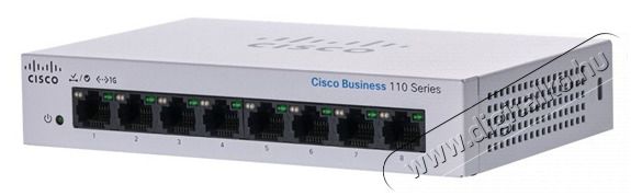 Cisco CBS110-8T-D 8x GbE LAN port nem menedzselhető switch Iroda és számítástechnika - Hálózat - Switch - 436685