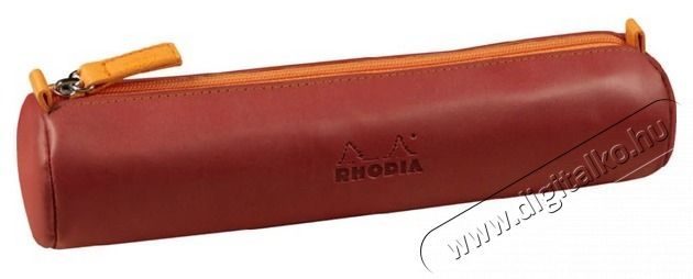 CLAIREFONTAINE Clairefontaine Rhodiarama 215x5cm hengeres műbőr narancsv&ouml;r&ouml;s tolltart&oacute; Iroda &eacute;s sz&aacute;m&iacute;t&aacute;stechnika - Egy&eacute;b sz&aacute;m&iacute;t&aacute;stechnikai term&eacute;k - 404898