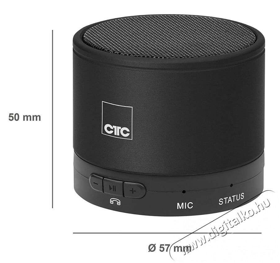 Clatronic BSS 7006 fekete bluetooth hangsz&oacute;r&oacute; Audio-Video / Hifi / Multim&eacute;dia - Hordozhat&oacute;, vezet&eacute;k n&eacute;lk&uuml;li / bluetooth hangsug&aacute;rz&oacute; - Hordozhat&oacute;, vezet&eacute;k n&eacute;lk&uuml;li / bluetooth hangsug&aacute;rz&oacute; - 347122