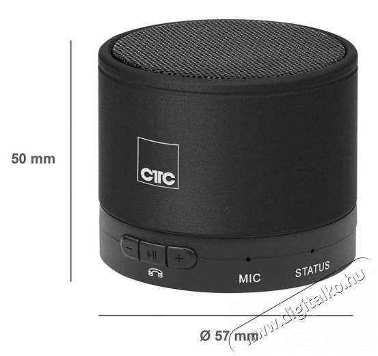 Clatronic BSS 7006 fekete bluetooth hangsz&oacute;r&oacute; Audio-Video / Hifi / Multim&eacute;dia - Hordozhat&oacute;, vezet&eacute;k n&eacute;lk&uuml;li / bluetooth hangsug&aacute;rz&oacute; - Hordozhat&oacute;, vezet&eacute;k n&eacute;lk&uuml;li / bluetooth hangsug&aacute;rz&oacute; - 347122