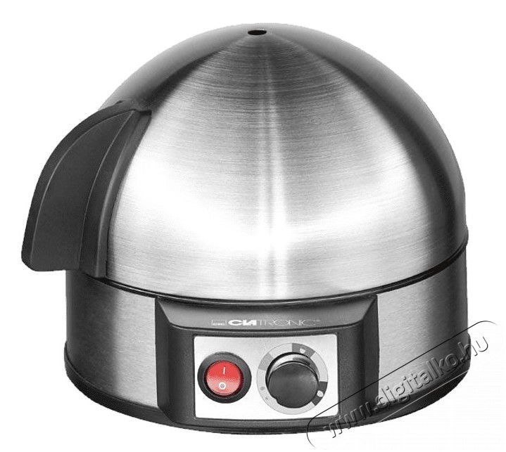 Clatronic EK 3321 Tojásfőző - inox Konyhai termékek - Konyhai kisgép (sütés / főzés / hűtés / ételkészítés) - Tojás főző / sütő - 360532