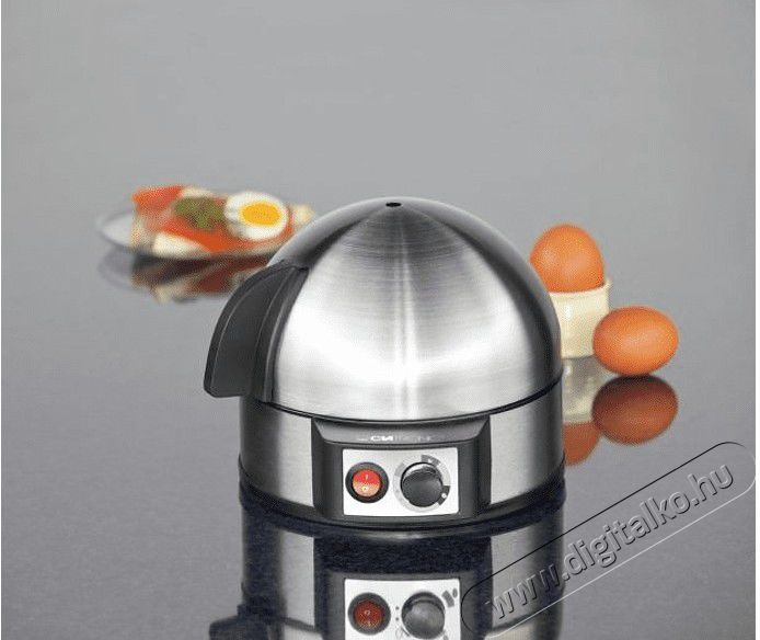 Clatronic EK 3321 Tojásfőző - inox Konyhai termékek - Konyhai kisgép (sütés / főzés / hűtés / ételkészítés) - Tojás főző / sütő - 360532