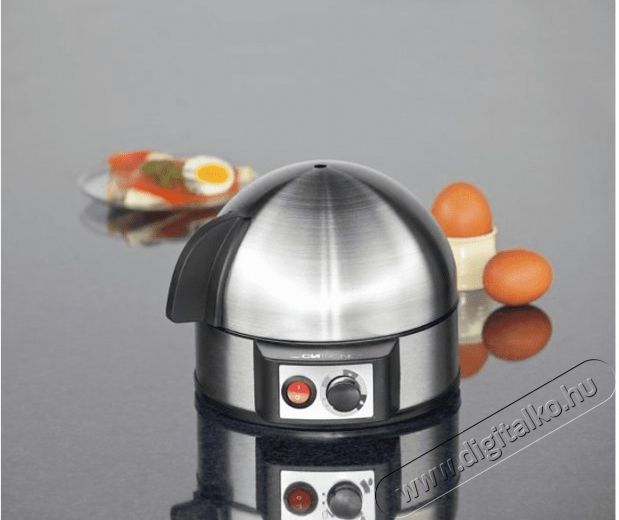 Clatronic EK 3321 Tojásfőző - inox Konyhai termékek - Konyhai kisgép (sütés / főzés / hűtés / ételkészítés) - Tojás főző / sütő - 360532