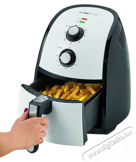 Clatronic FR 3667 Hot Air Fry olajsütő Konyhai termékek - Konyhai kisgép (sütés / főzés / hűtés / ételkészítés) - Olajsütő - 322235