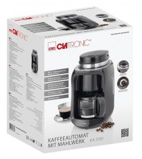 Clatronic KA 3701 Kávéfőző - fekete-inox Konyhai termékek - Kávéfőző / kávéörlő / kiegészítő - Filteres kávéfőző - 360548