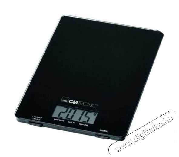 Clatronic KW 3626 konyhamérleg - fekete Konyhai termékek - Konyhai mérleg - 347903