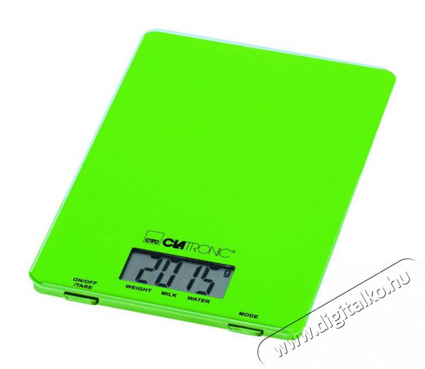 Clatronic KW 3626 konyhamérleg - zöld Konyhai termékek - Konyhai mérleg - 347904