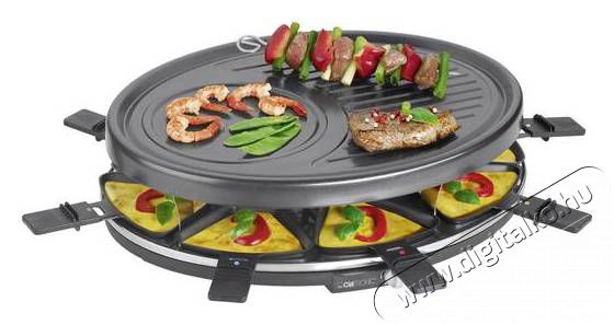 Clatronic RG 3517 raclette grill Konyhai termékek - Konyhai kisgép (sütés / főzés / hűtés / ételkészítés) - Kontakt grill sütő / sütőlap - 347920