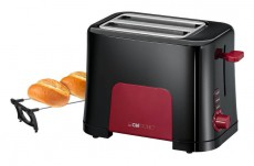 Clatronic TA 3551 kenyérpirító - fekete-piros Konyhai termékek - Konyhai kisgép (sütés / főzés / hűtés / ételkészítés) - Kenyérpirító - 360595
