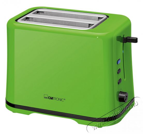 Clatronic TA 3554 kenyérpirító - zöld Konyhai termékek - Konyhai kisgép (sütés / főzés / hűtés / ételkészítés) - Kenyérpirító - 360597