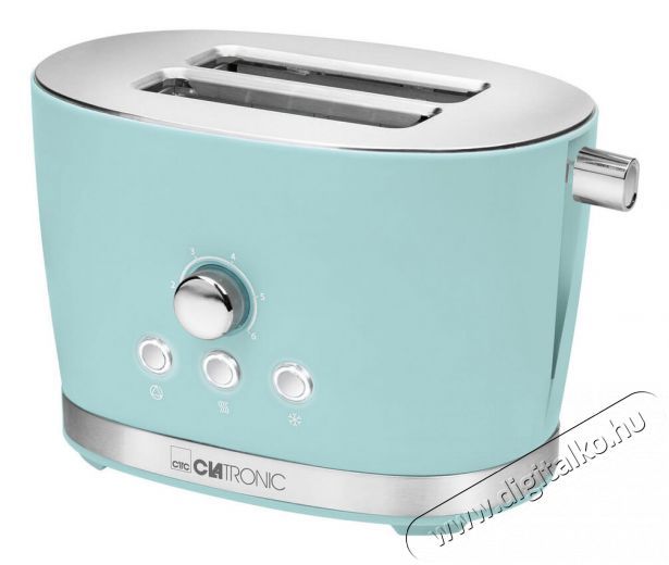 Clatronic TA 3690 kenyérpirító - zöld Konyhai termékek - Konyhai kisgép (sütés / főzés / hűtés / ételkészítés) - Kenyérpirító - 360602