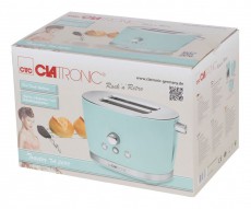 Clatronic TA 3690 kenyérpirító - zöld Konyhai termékek - Konyhai kisgép (sütés / főzés / hűtés / ételkészítés) - Kenyérpirító - 360602