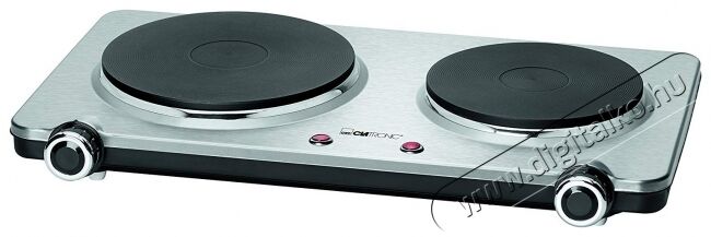 Clatronic DKP 3668 Elektromos főzőlap Konyhai termékek - Sütő-főzőlap, tűzhely (szabadonálló) - Elektromos főzőlap (szabadonálló) - 360530