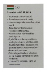 Clatronic ST 3629 szendvicssütő Konyhai termékek - Konyhai kisgép (sütés / főzés / hűtés / ételkészítés) - Melegszendvics / gofri sütő - 322166