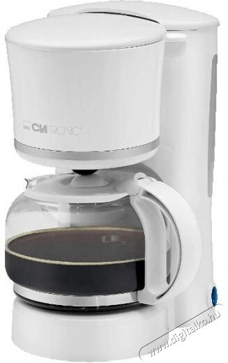 Clatronic KA 3555 Kávéfőző - fehér Konyhai termékek - Kávéfőző / kávéörlő / kiegészítő - Filteres kávéfőző - 347126