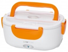 Clatronic LB 3719 Elektromos ételhordó - fehér-narancs Konyhai termékek - Sütő-főzőlap, tűzhely (szabadonálló) - Ételmelegítő / melegentartó - 360550