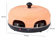 Clatronic PO 3682 pizzasütő Konyhai termékek - Konyhai kisgép (sütés / főzés / hűtés / ételkészítés) - Konyhai különlegesség - 347917