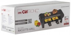 Clatronic RG 3592 raclette grill Konyhai termékek - Konyhai kisgép (sütés / főzés / hűtés / ételkészítés) - Kontakt grill sütő / sütőlap - 347922