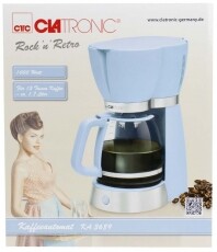 Clatronic KA 3689 Kávéfőző - kék Konyhai termékek - Kávéfőző / kávéörlő / kiegészítő - Presszó kávéfőző - 347136