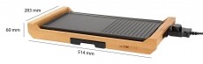 Clatronic TG 3697 grillsütő Konyhai termékek - Konyhai kisgép (sütés / főzés / hűtés / ételkészítés) - Kontakt grill sütő / sütőlap - 360604