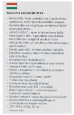 Clatronic SM 3593 Smoothie készítő - piros Konyhai termékek - Konyhai kisgép (előkészítés / feldolgozás) - Turmixgép - 322236